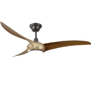 HJ025 American style ceiling fan light kit with 3 brown ABS plastic fan blades