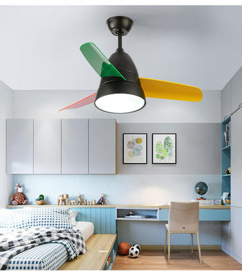 HJ001 American Style Three Blade Ceiling Fan With Light